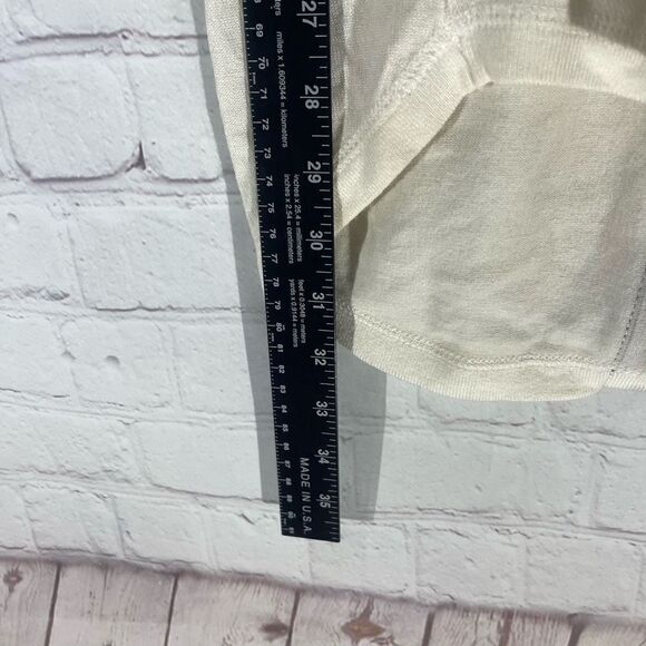 Soft Surroundings Womans Ivory Margulies Zipper Back Oversized Tunic - Picture 8 of 8